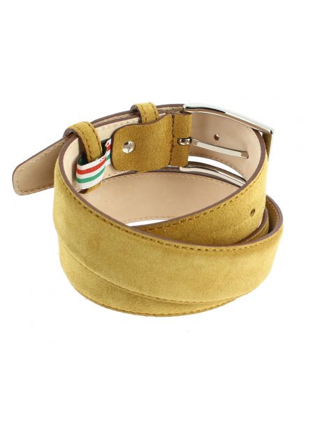 Ceinture daim Alaska, paille Tony & Paul