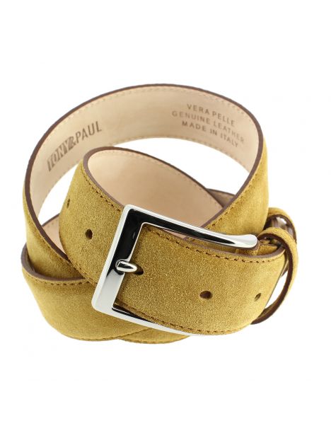 Ceinture daim Alaska, paille Tony & Paul