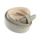 Ceinture daim Alaska, gris taupe Tony & Paul