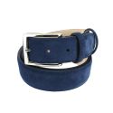Ceinture daim Alaska, Bleu marine Tony & Paul
