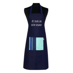 Tablier de cuisine Je Suis Un Bon Vivant Marine. Emmanuel Création
