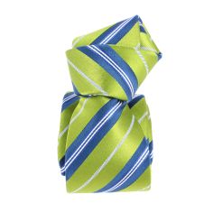 Cravate étoile, Club vert et Bleu, Boivin atelier Parisien BOIVIN