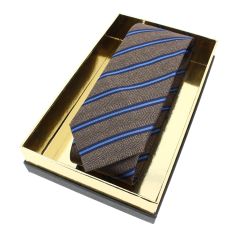 Cravate étoile, Président, gris et Bleu, Boivin atelier Parisien BOIVIN 2