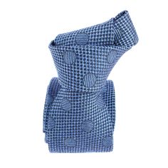 Cravate étoile, Soleils Céruléen et Bleu, Boivin atelier Parisien BOIVIN