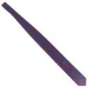 Cravate étoile, Sénateur marron cuivré et Bleu, Boivin atelier Parisien BOIVIN Atelier Parisien depuis 1920 Cravates