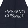 Tablier de cuisine Apprenti Cuisinier Marine. Emmanuel Création