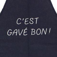 Tablier de cuisine C'Est Gavé Bon Marine. Emmanuel Création 2