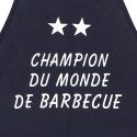 Tablier de cuisine Champion Du Monde De Barbecue Marine. Emmanuel Création Tabliers de cuisine