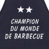 Tablier de cuisine Champion Du Monde De Barbecue Marine. Emmanuel Création