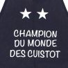 Tablier de cuisine Champion Du Monde Des Cuistots Marine. Emmanuel Création