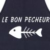 Tablier de cuisine Le Bon Pecheur Marine. Emmanuel Création