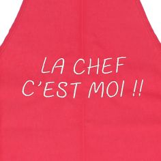 Tablier de cuisine pour femme, c'est moi qui l'ai pas fait, fabriqué en  France - Emmanuel Création