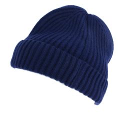 Bonnet en Laine Mérinos, Bleu marine, le Toulonnais Tony & Paul