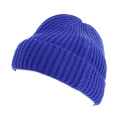 Bonnet en Laine Mérinos, Bleu roi, le Royal Tony & Paul