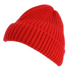 Bonnet en Laine Mérinos, rouge, le Breton Tony & Paul