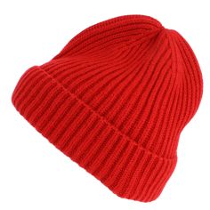 Bonnet en Laine Mérinos, rouge, le Breton Tony & Paul 2