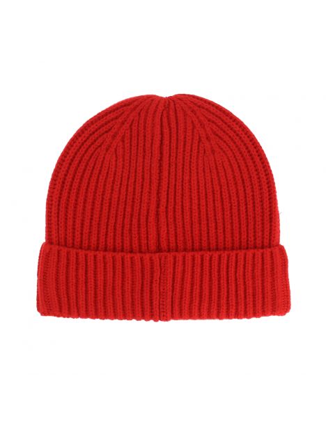 Bonnet en Laine Mérinos, rouge, le Breton Tony & Paul