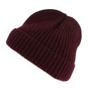 Bonnet en Laine Mérinos, bordeaux, le Burgien Tony & Paul