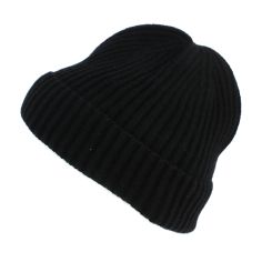 Bonnet en Laine Mérinos, noir, le Nordiste Tony & Paul 2