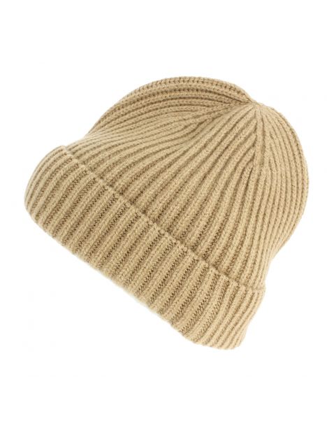 Bonnet en Laine Mérinos, café au lait, le Lyonnais Tony & Paul