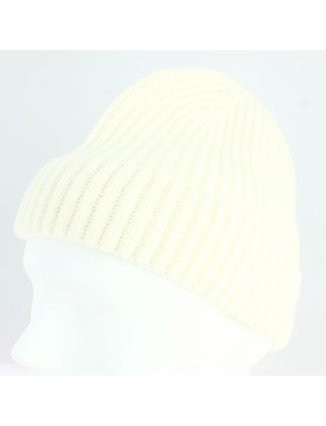 Bonnet en Laine Mérinos, blanc, le Megévois Tony & Paul