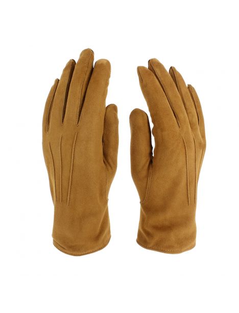 Gants Alaska en daim, doublés cachemire. Tony & Paul. Tony & Paul