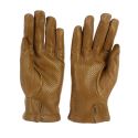 Gants Napoli en cuir d'agneau nappa perforé, doublés cachemire. Tony & Paul. Tony & Paul