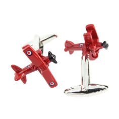 Boutons de manchette avion Baron Rouge Tony & Paul 2