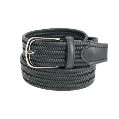 Ceinture cuir Tressia, gris Tony & Paul