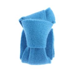 Cravate cachemire Bleu Céruléen, Alashan, Tony & Paul. Tony & Paul