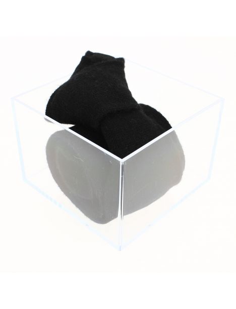 Cravate cachemire Noir Blackout, Alashan, Tony & Paul. Tony & Paul