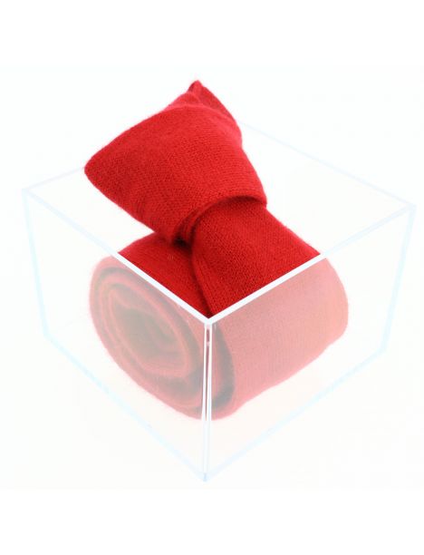 Cravate cachemire Rouge à lèvre, Alashan, Tony & Paul. Tony & Paul