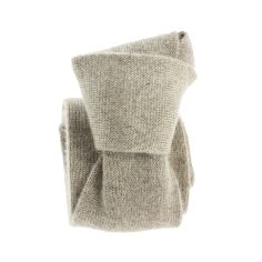 Cravate cachemire Marron Sable d'Arabie, Alashan, Tony & Paul. Tony & Paul