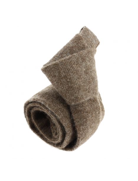 Cravate cachemire Marron bois, Alashan, Tony & Paul. Tony & Paul