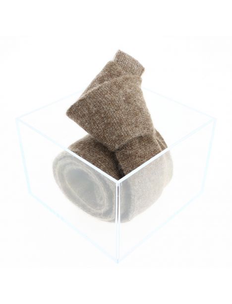 Cravate cachemire Marron bois, Alashan, Tony & Paul. Tony & Paul