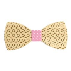 Noeud papillon en bois, Circulo Rose. Tony & Paul. Tony & Paul