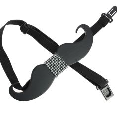 Noeud papillon en bois, Big Moustache pied de poule noir. Tony & Paul. Tony & Paul 2