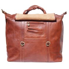 Sac De Voyage En Cuir Marron, Weekender. Tony Et Paul. Tony & Paul 2