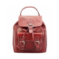 Sac à dos en cuir rouge, Tuscany. Tony et Paul. Tony & Paul 2