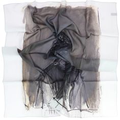 Carré 90 Giacometti Création 0618 Annette noire 1962 Brochier Soieries 1890 2