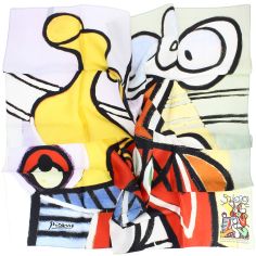 Carré 90 Picasso Grande nature morte au guéridon Brochier Soieries 1890 2