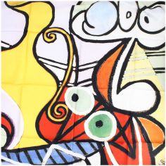 Carré 90 Picasso Grande nature morte au guéridon Brochier Soieries 1890