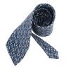 Cravate en soie, Jones Perse 04, turquoise Brochier Soieries 1890
