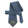 Cravate en soie, Jones Perse 04, turquoise Brochier Soieries 1890