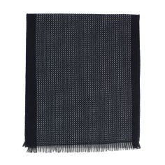 Echarpe Tudor, Marine, pure laine. Tony & Paul 2