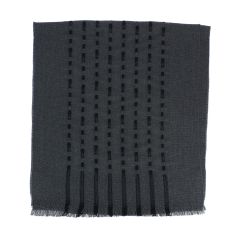 Echarpe Lyon, gris, pure laine. Tony & Paul 2