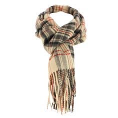 Echarpe Alba, Marron rouge, pure laine. Tony & Paul