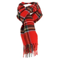 Echarpe Alba, Rouge, pure laine. Tony & Paul