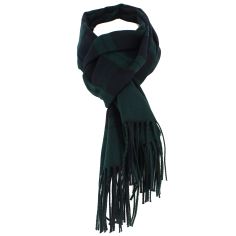 Echarpe Alba, vert Marine, pure laine. Tony & Paul