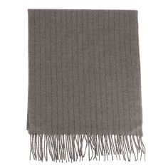 Echarpe James Astor, Gris taupe, pure laine. Tony & Paul 2